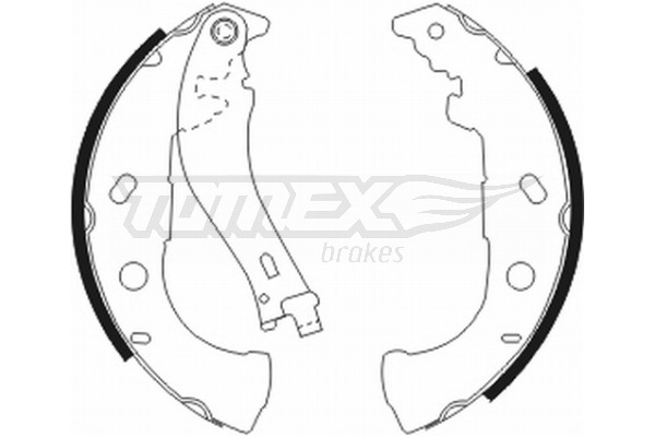 TOMEX Brakes Bremsbackensatz